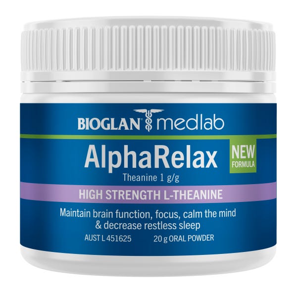 Medlab AlphaRelax High Strength L-theanine 20g