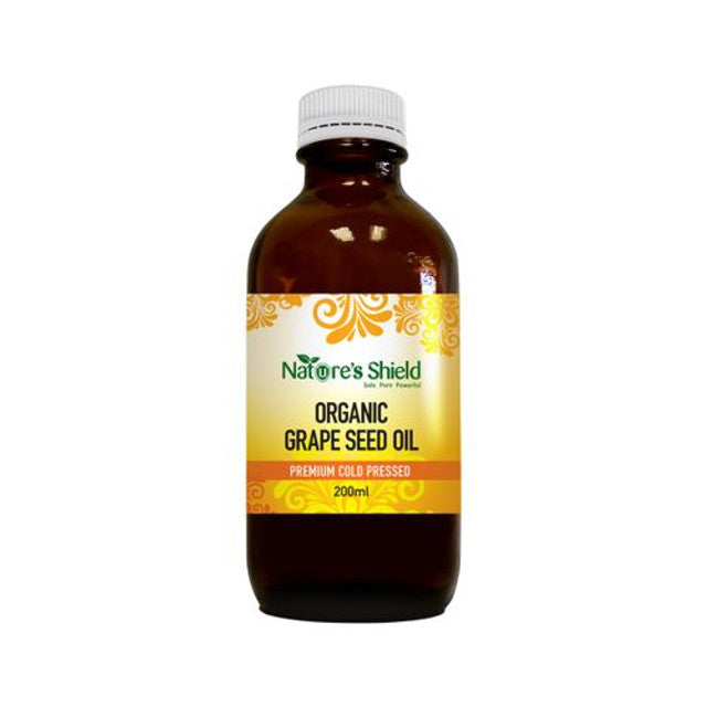 Nature's Shield Organic Grape Seed Oil 200ml