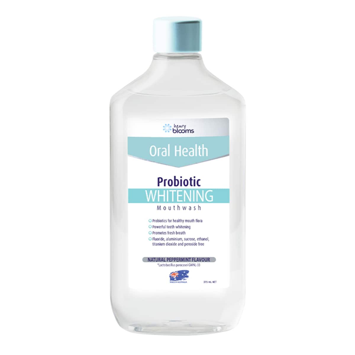 Henry Bloom Probiotic Whitening mouthwash 375ml