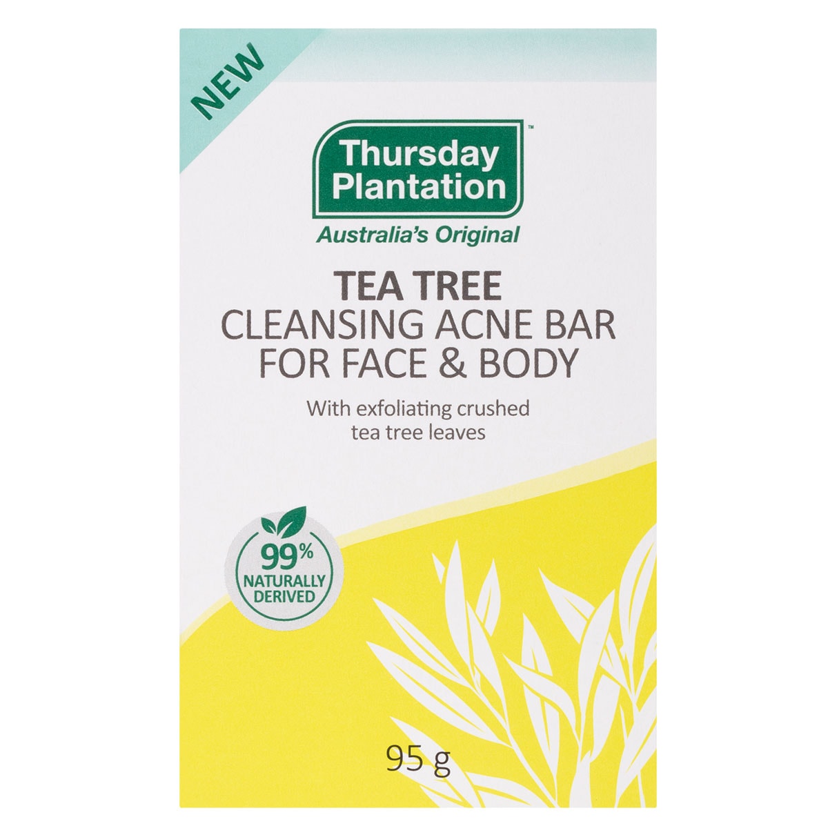 Thursday Plantation Tea Tree Cleansing Acne Bar for Face & Body 95g