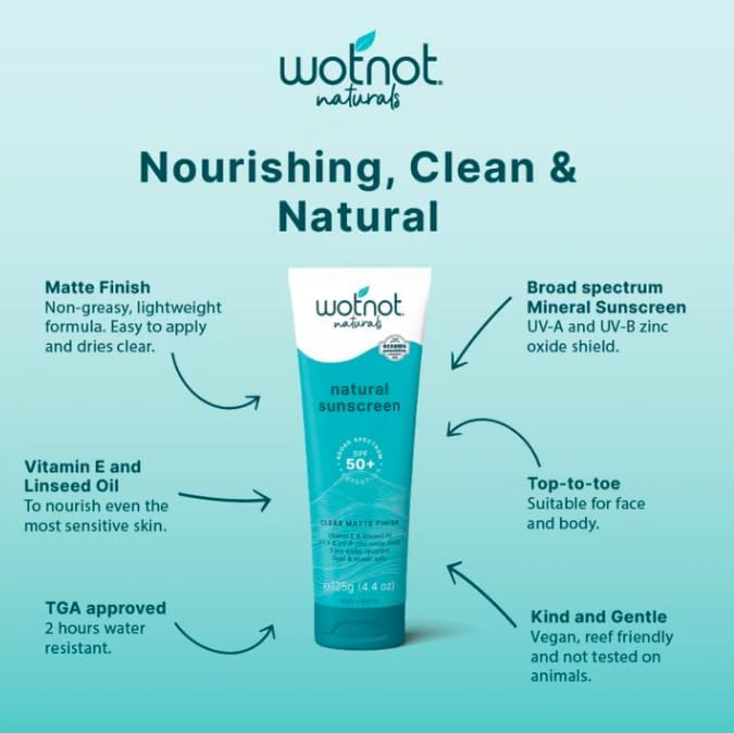 WOTNOT Suncream Zinc SPF50 50G