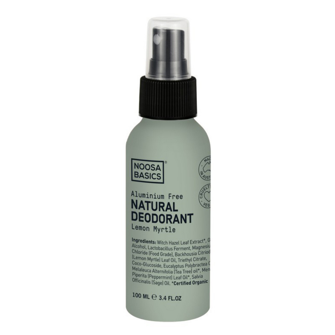 Noosa Basics Natural Deodorant Spray Lemon Myrtle 100ml