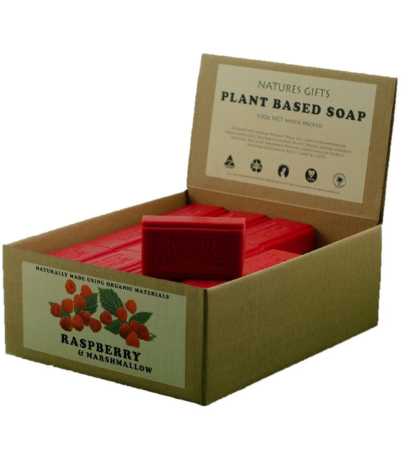 Clover Fields Soap Raspberry & Marshmallow 100g
