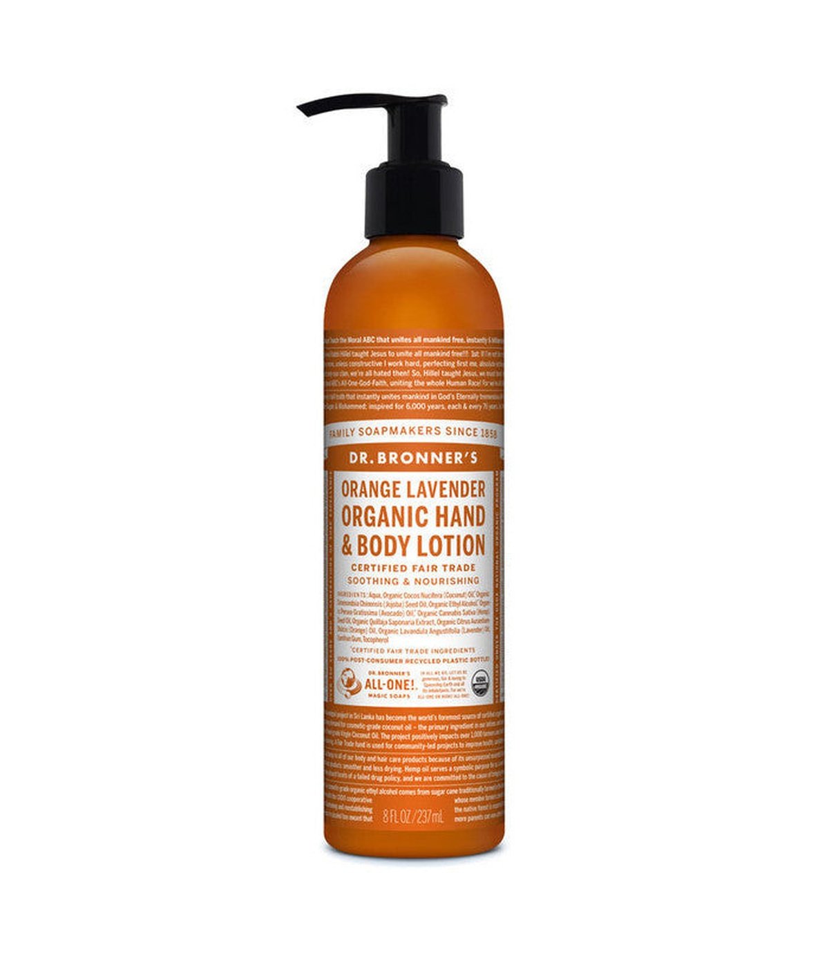 Dr Bronner's Orange and Lavender Lotion 237ml