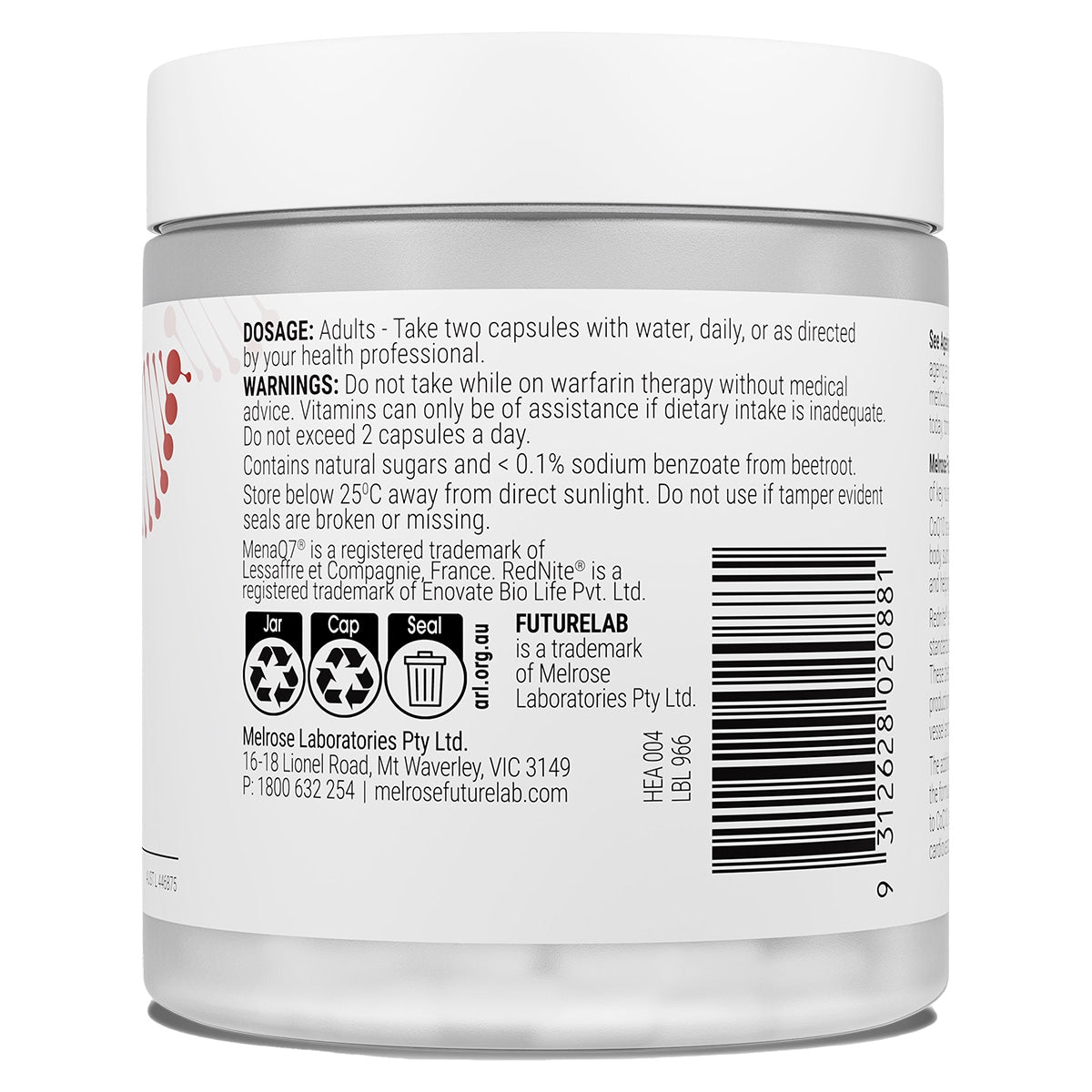 Melrose Futurelab Vascular Health 60vc