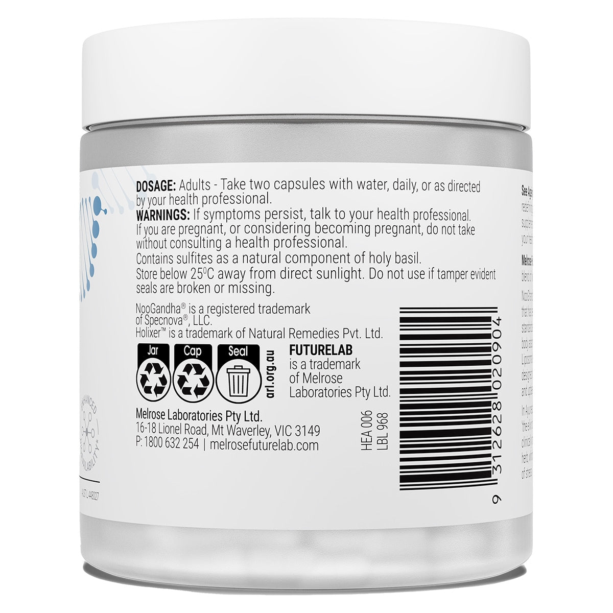 Melrose Futurelab Neuro-Stress Modulator 60vc