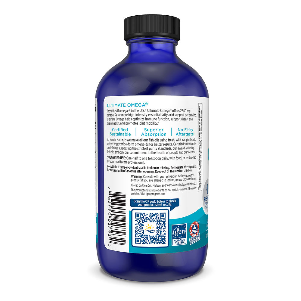 Nordic Naturals Ultimate Omega Liquid 237ml