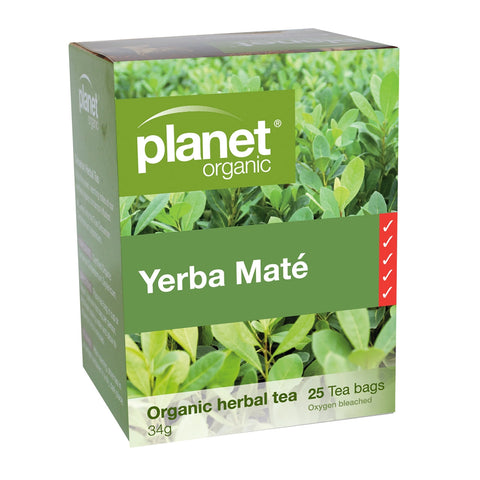 PLANET ORGANIC YERBA MATE TEA 25TB