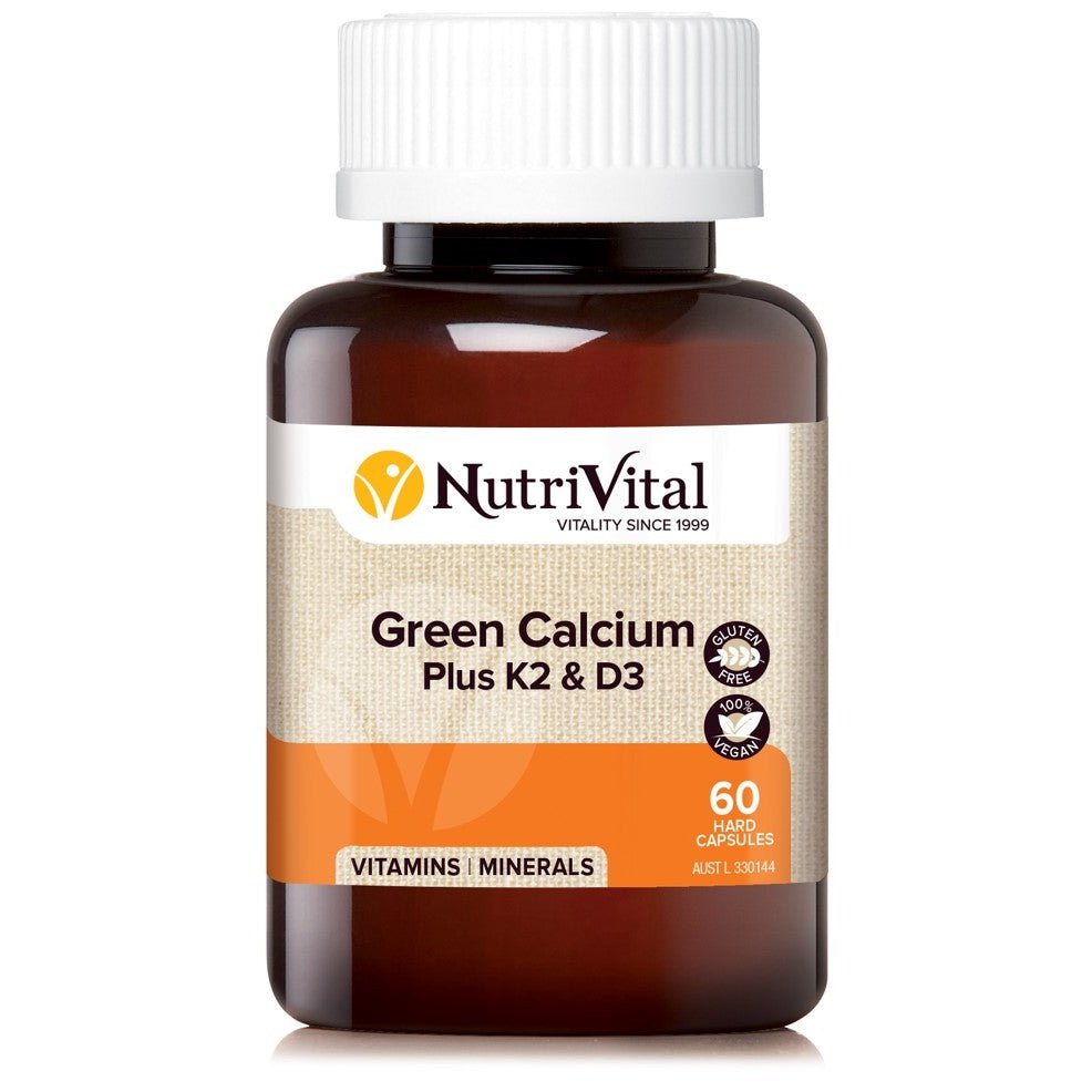 NutriVital Green Calcium Plus K2 & D3 60c