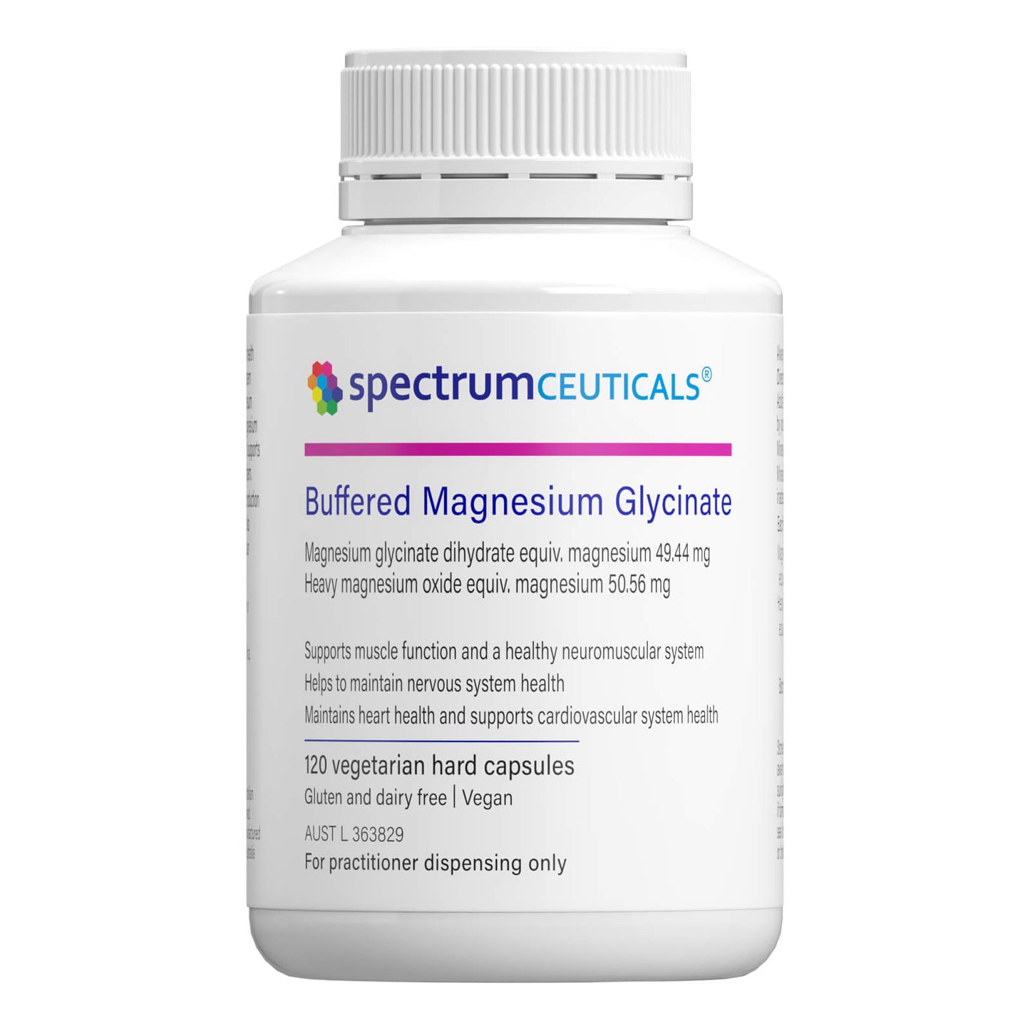 Spectrum Buffered Magnesium Glycinate 120c