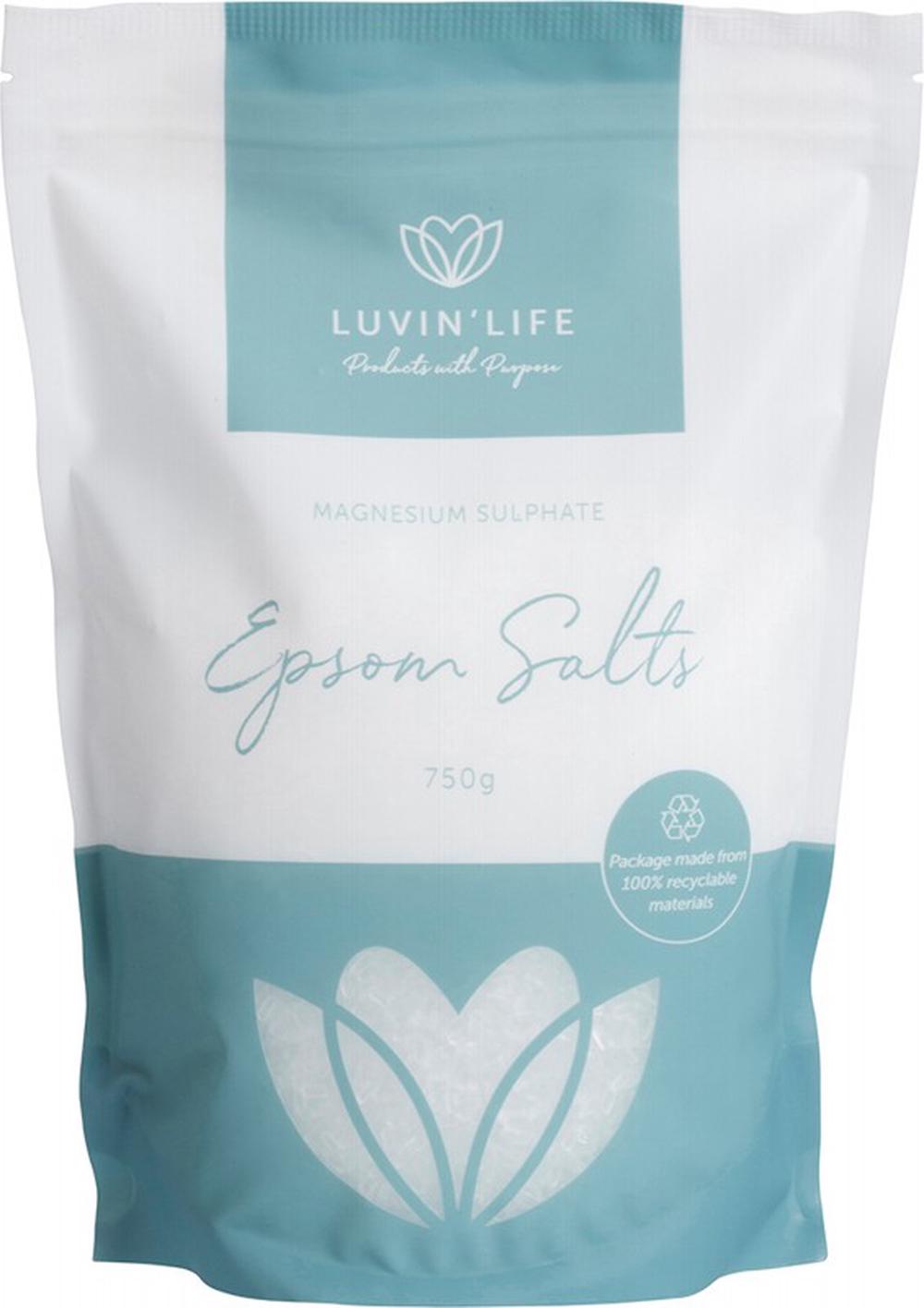 Luvin Life Magnesium Sulphate Epsom Salts - 750g