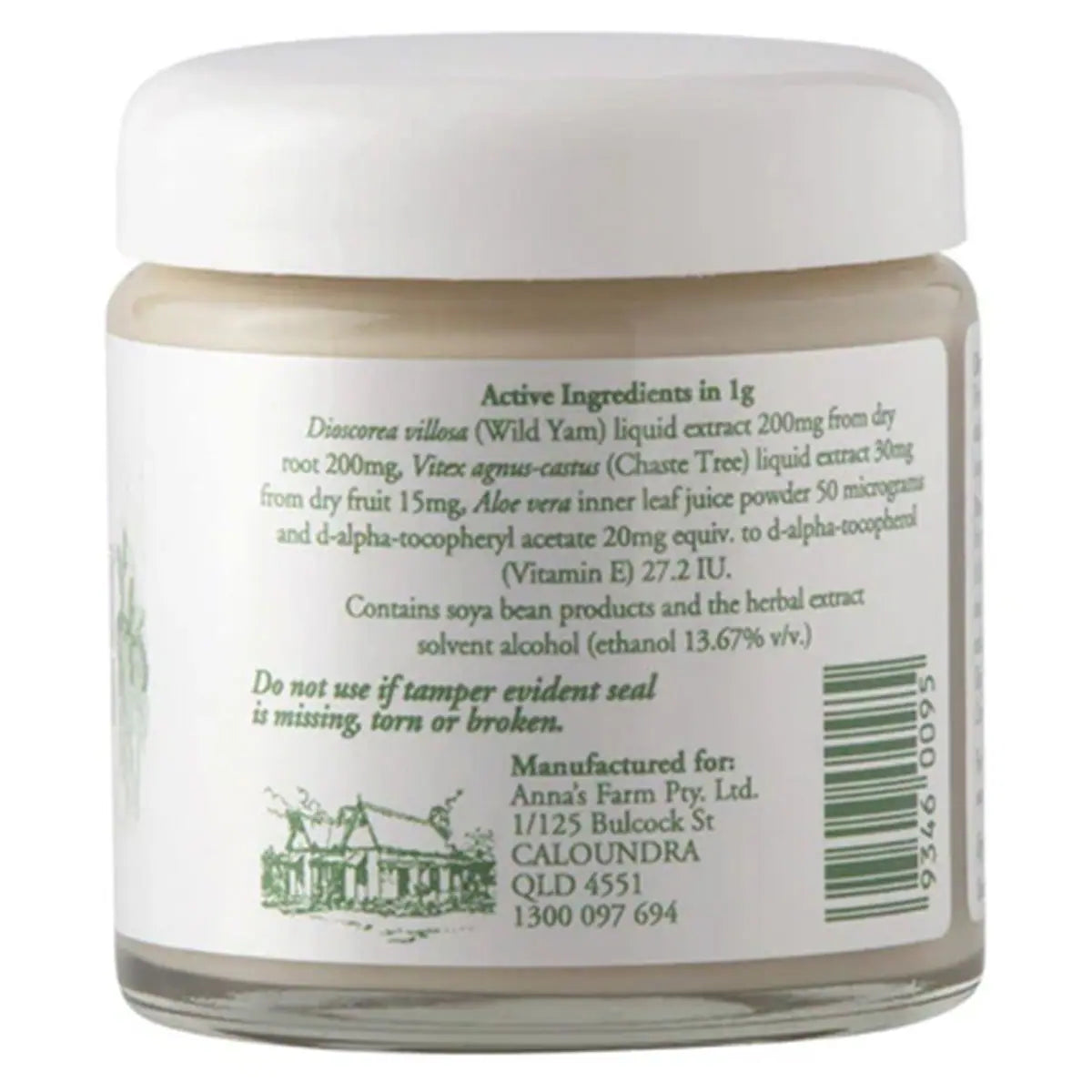 Anna's Wild Yam Cream 100g
