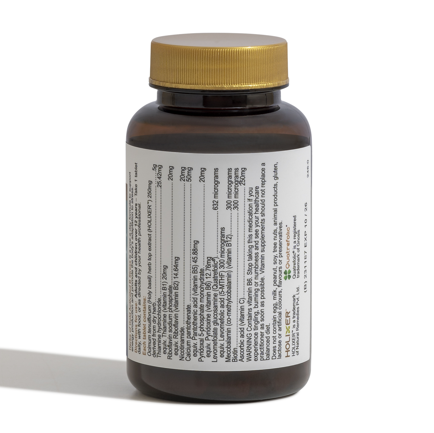 Herbs of Gold Activated B Stress 60t