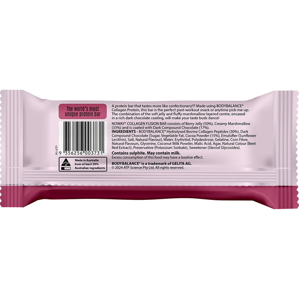 ATP Science Noway Collagen Fusion Bar Berries & Cream 60g