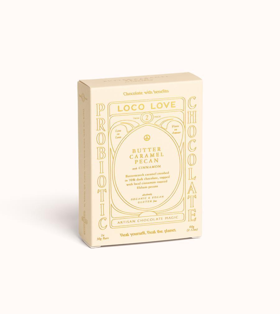 Loco Love Butter Caramel Pecan Twin Pack 70g