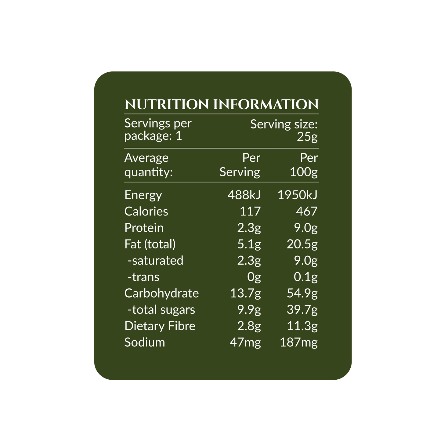 DJ&A Crispy Broccoli Florets 25g