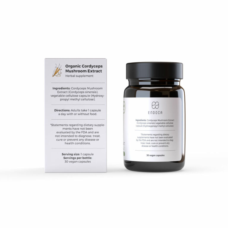 Endoca Cordyceps Mushroom Extract 30 caps