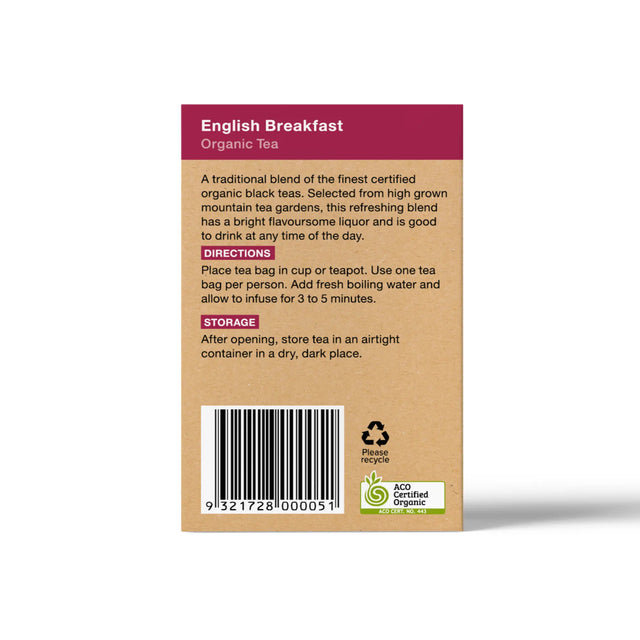 Planet Organic English Breakfast 25tb