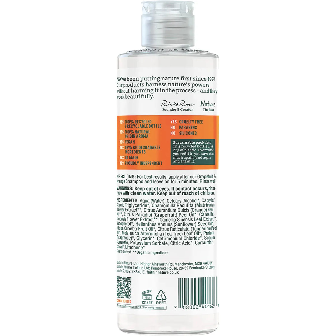 Faith In Nature Conditioner Grapefruit/Orange 400ml