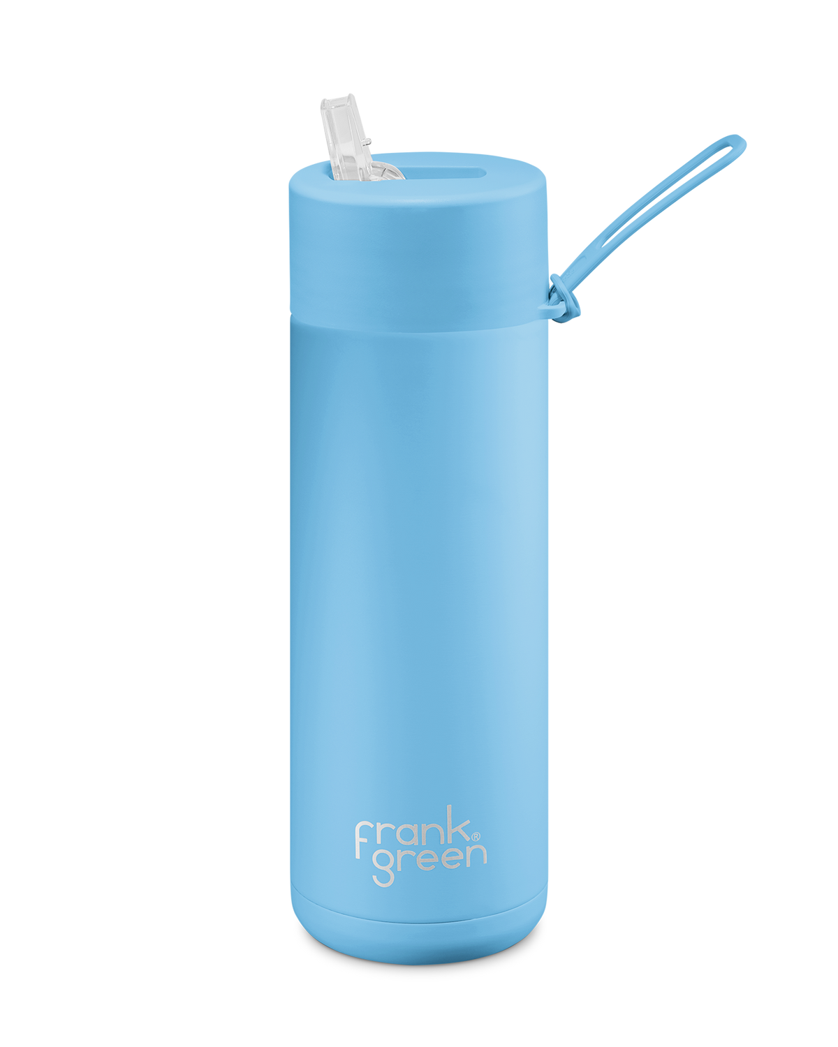 Frank Green 20oz Ceramic Reusable Bottle - Sky Blue (595ml)