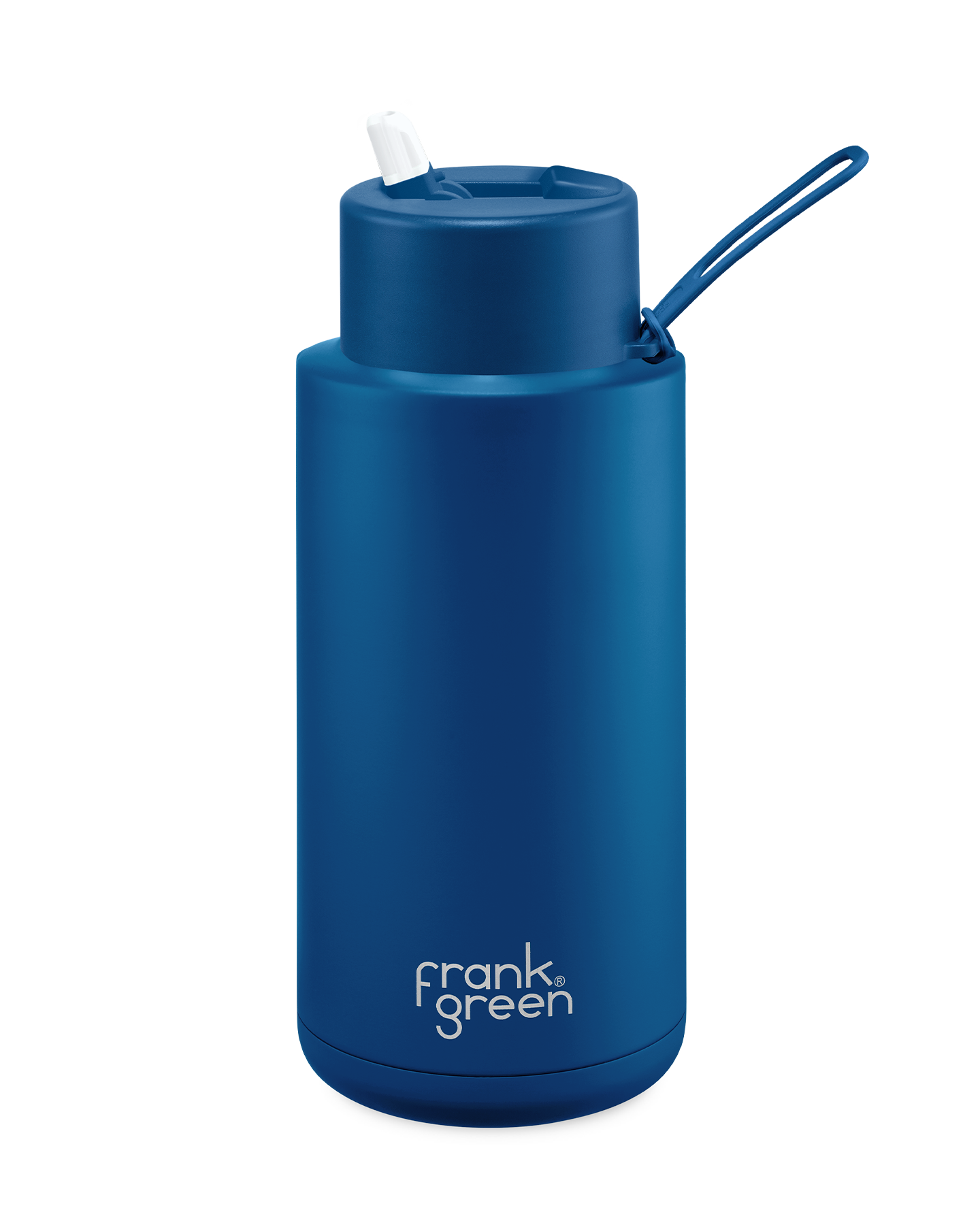Frank Green 34oz Ceramic Reusable Bottle- Deep Ocean (1 Litre)