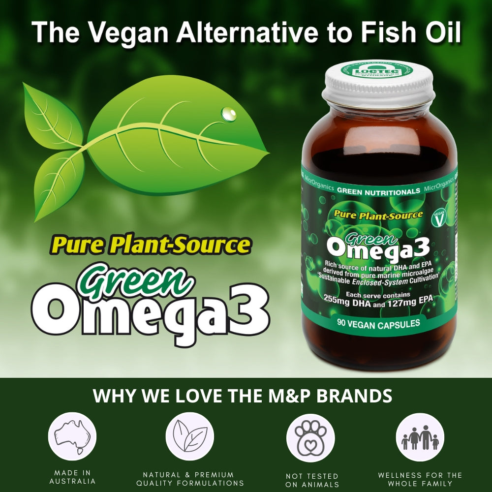 MicrOrganics Green Nutritionals Vegan Omega3 90vc