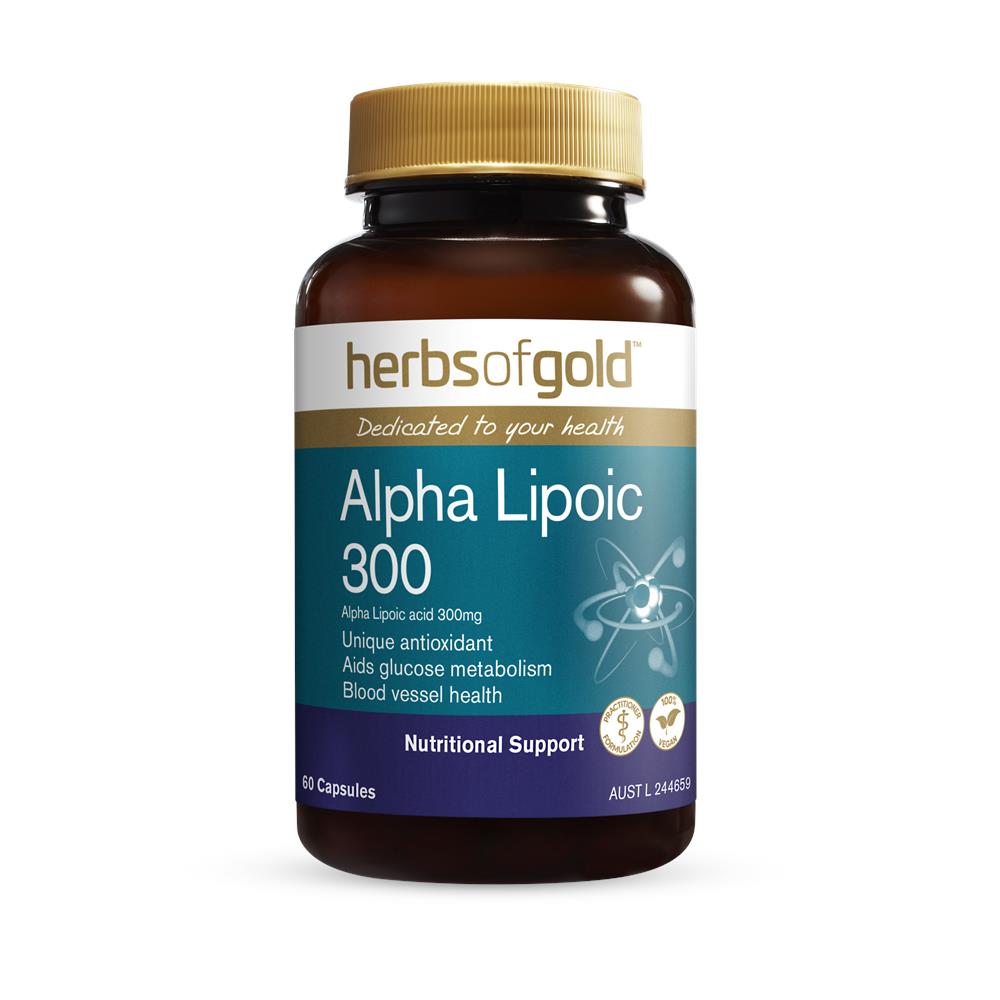 Herbs of Gold Alpha Lipoic 300 60vc