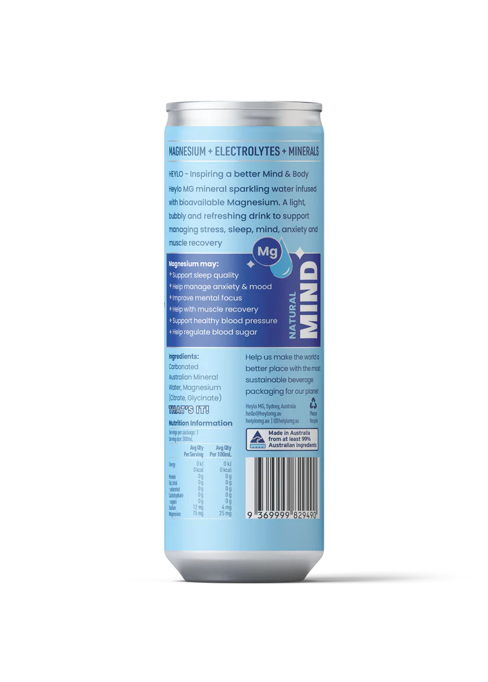 Heylo Magnesium Sparkling water 300ml