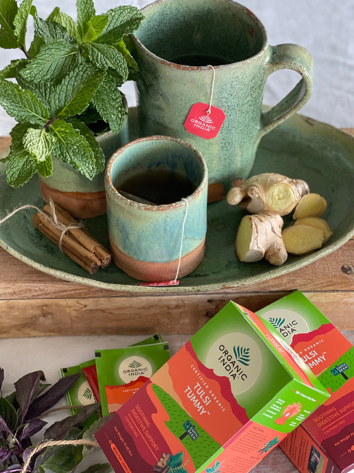 Organic India Wellness Tea Tulsi Tummy x 25 Tea Bags