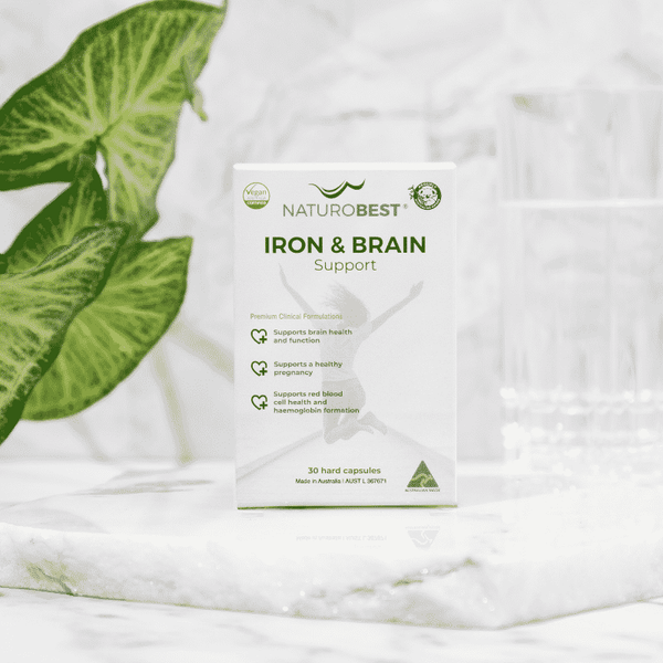 NaturoB Iron & Brain Supp 30c