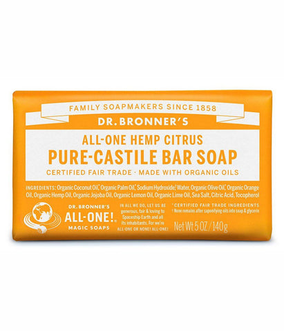 Dr Bronner's Citrus Bar Soap 140g