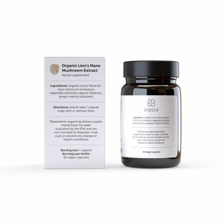 Endoca Lion's Mane Mushroom Extract 30 caps