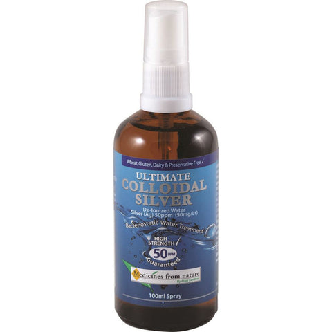 Medicines From Nature Ultimate Colloidal Silver 50ppm 100ml