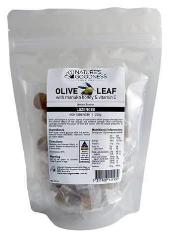 Nature's Goodness Olive Leaf Lozenges 200g