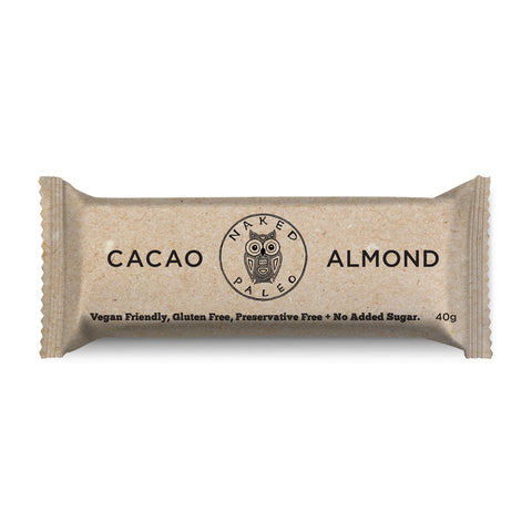 Naked Paleo Cacao Almond Paleo Bar 40g