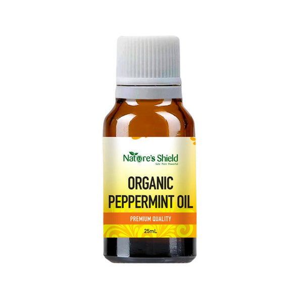 Nature's Shield Organic Peppermint Oil 25ml