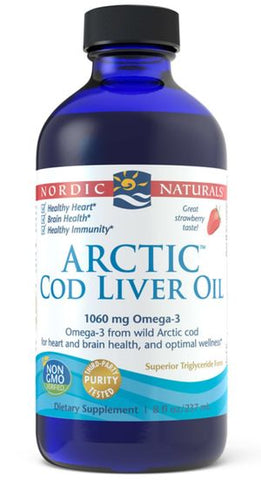 Nordic Naturals Cod Liver Oil Strawberry 237ml