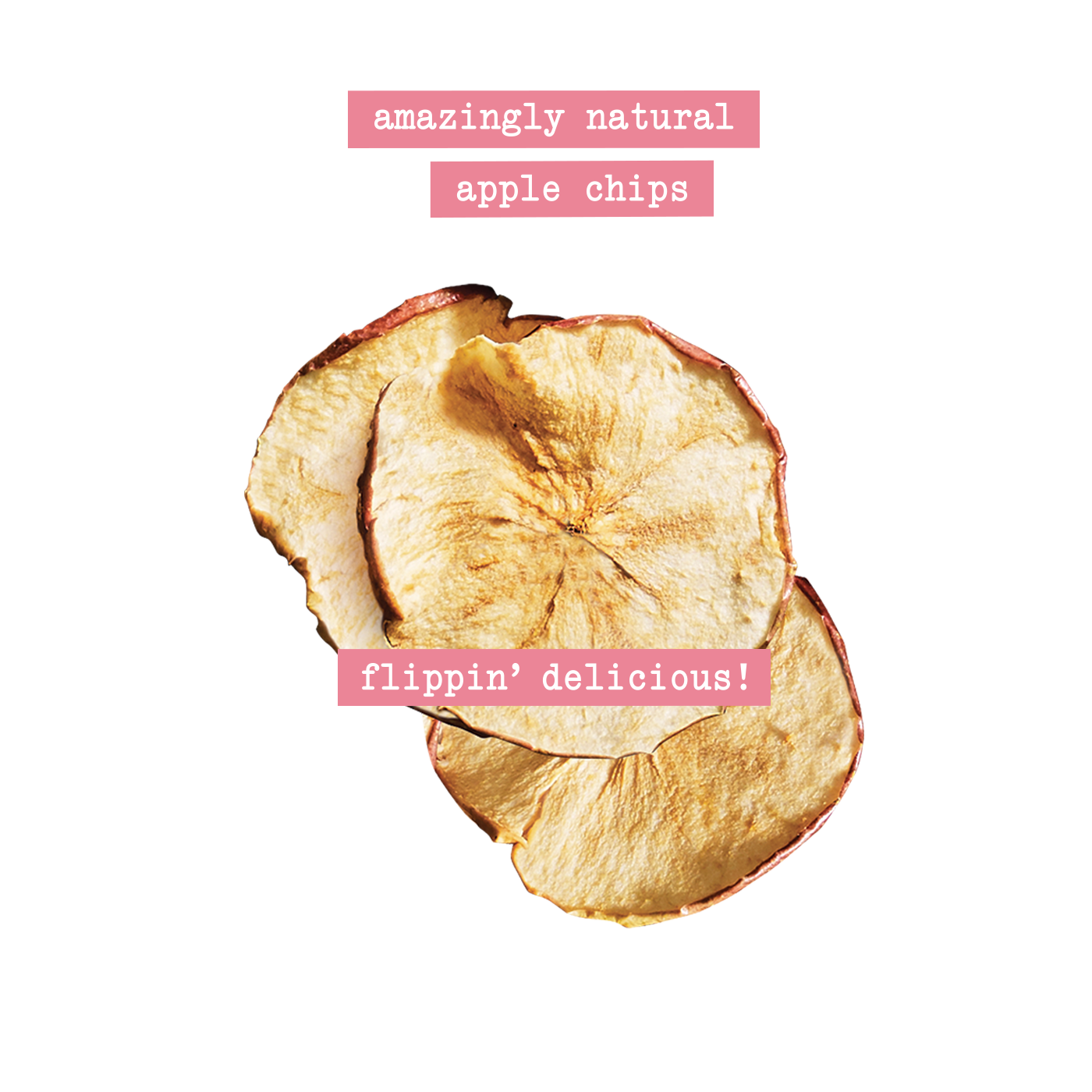 Nudus Air Dried Apple Chips 20g