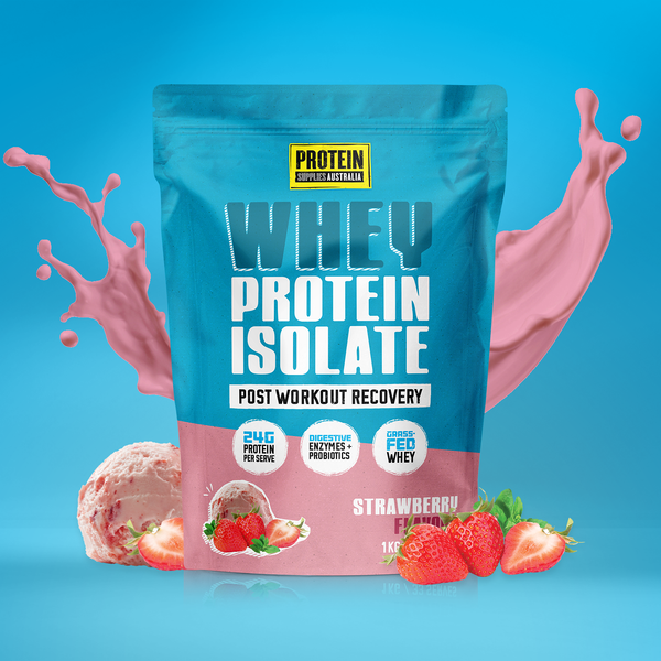 Protein Supplies Australia WPI Strawberry 1kg