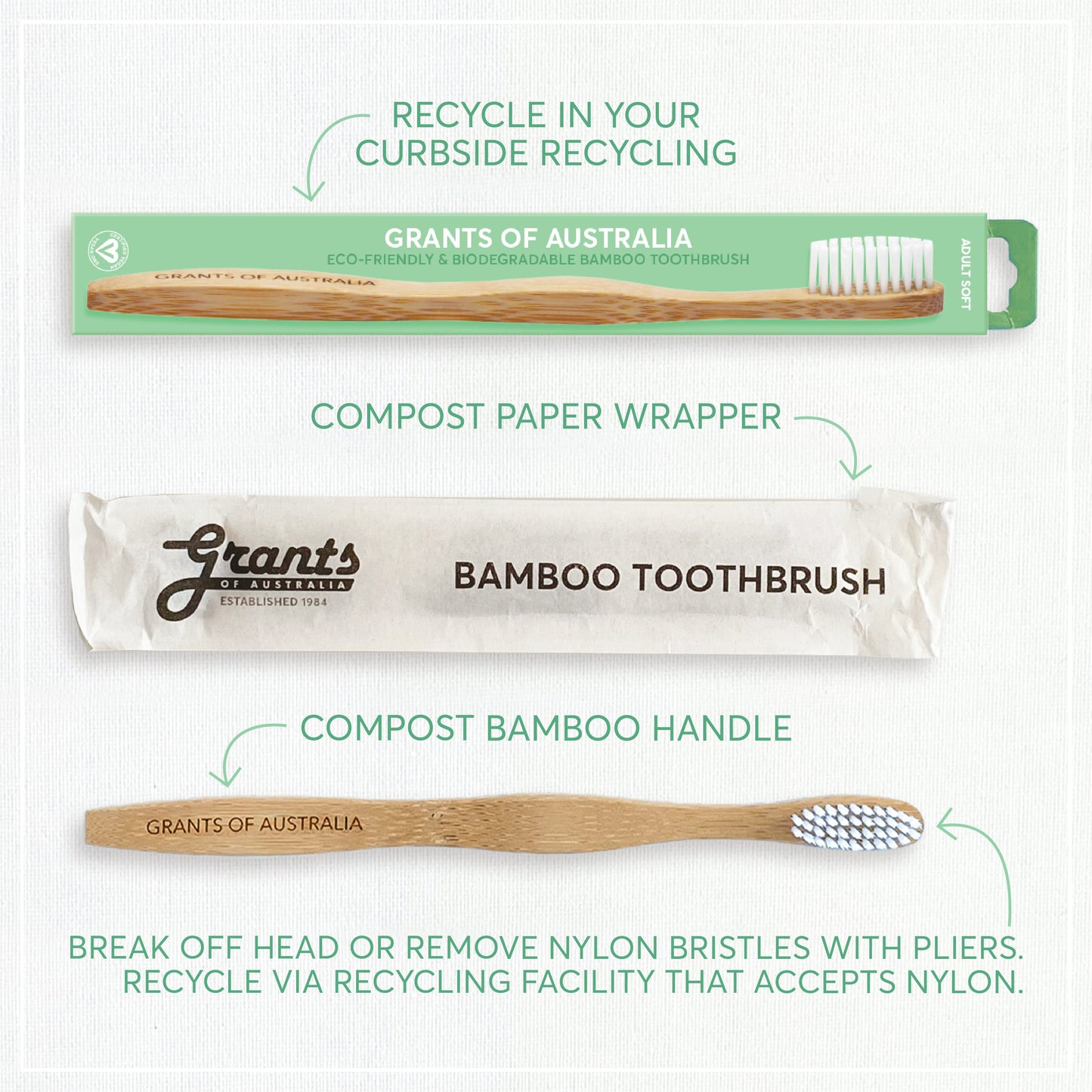 GRANTS Toothbrush Adult Soft