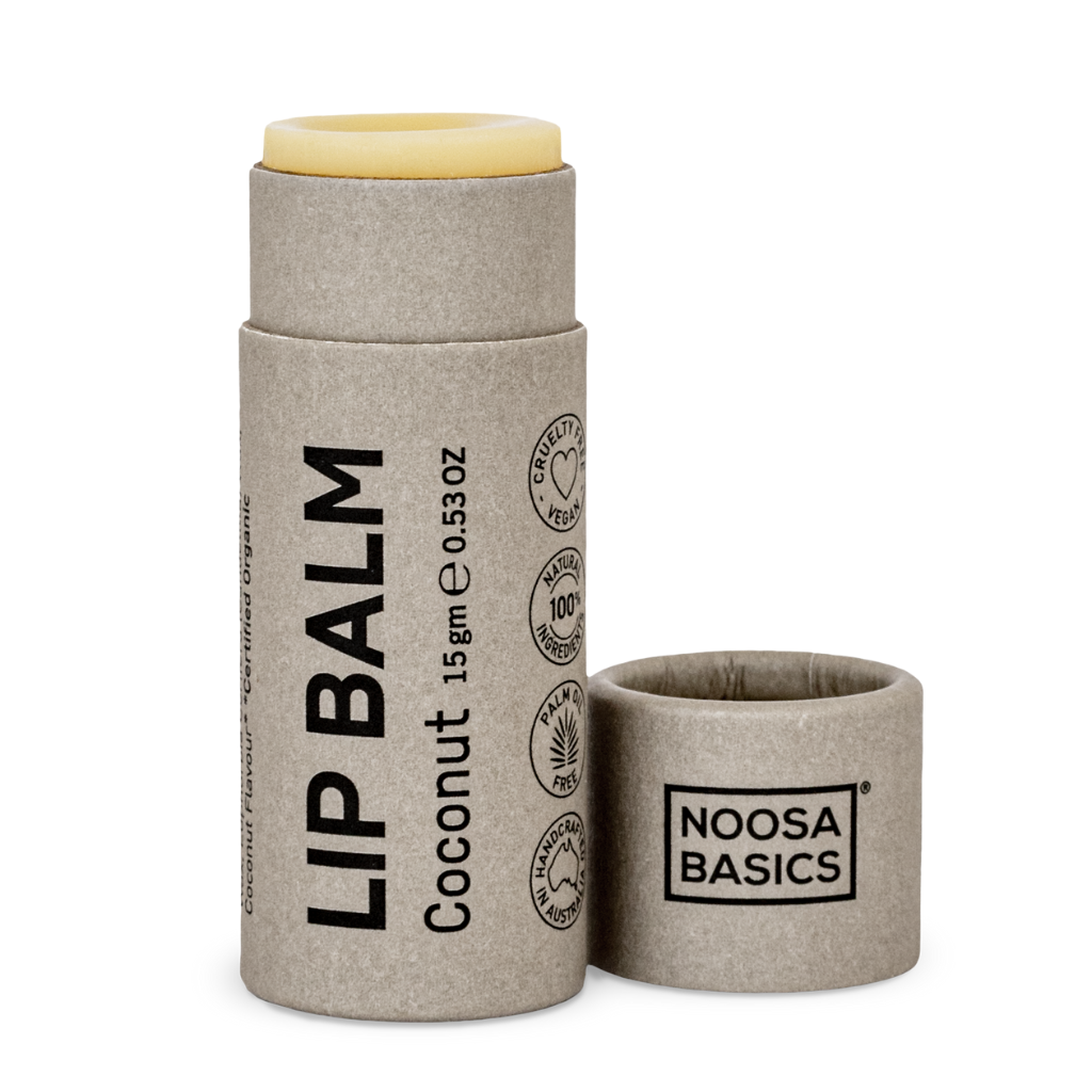 Noosa Basics Organic Lip Balm Coconut, 15g