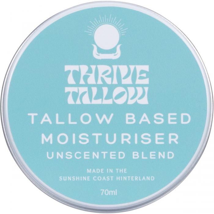 Thrive Tallow- Tallow Based Moisturiser Unscented 70ml
