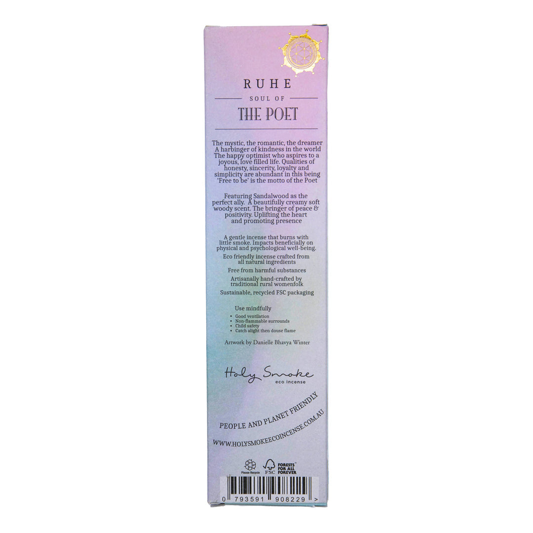 Poet Box - Holy Smokes Eco RUHE Incense