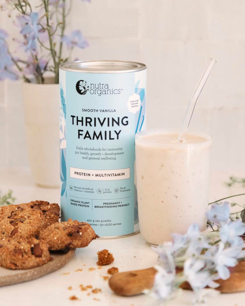 Nutra Organics Thriving Protein Vanilla 450g