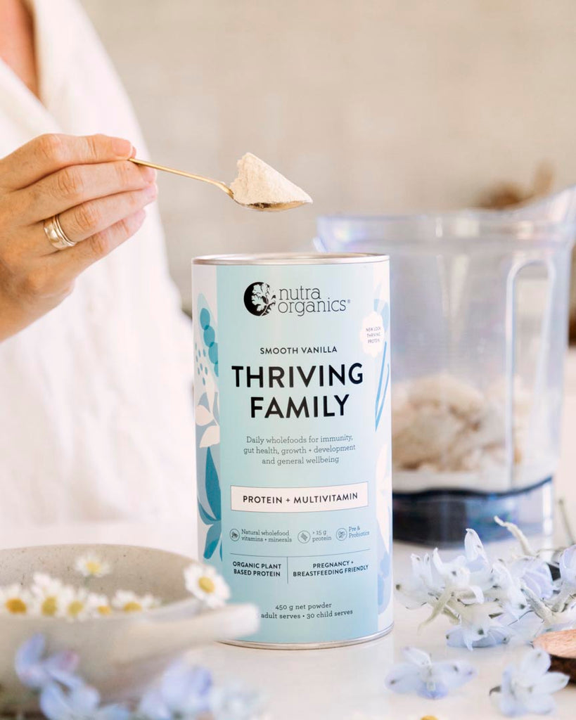 Nutra Organics Thriving Protein Vanilla 450g
