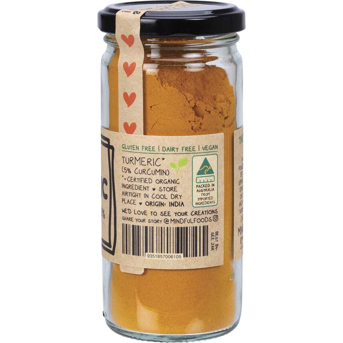 Mindful Foods High Potency Organic Turmeric 120g