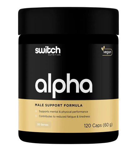 SWITCH Alpha Male Support Formula 120 Capsules
