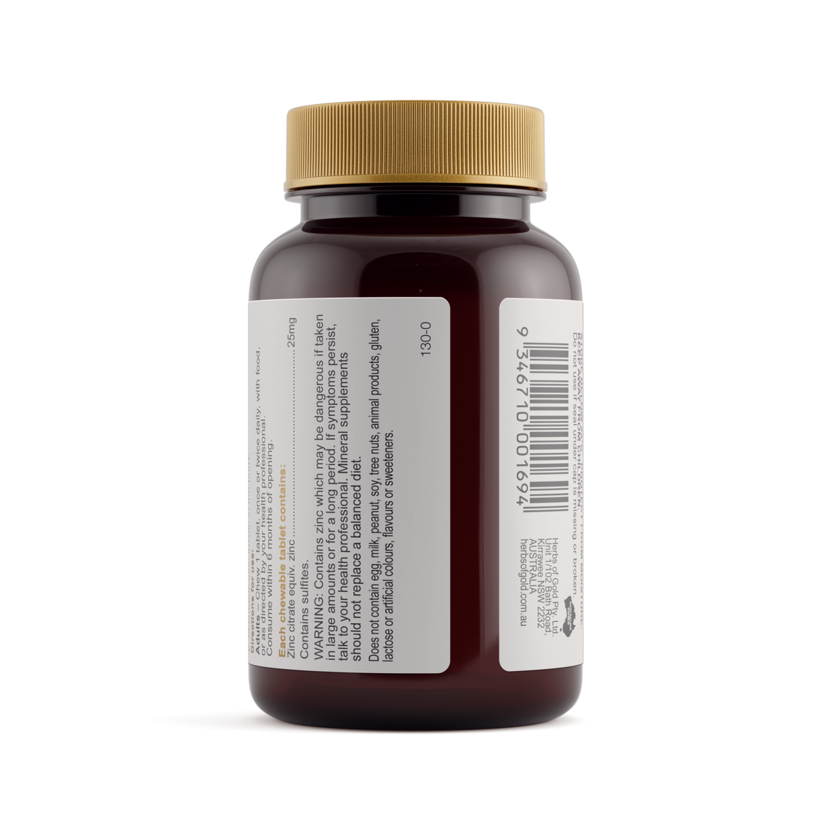 Herbs of Gold Chewable Zinc 60t