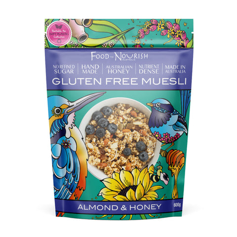 Food to Nourish Gluten Free Muesli Almond & Honey 600g