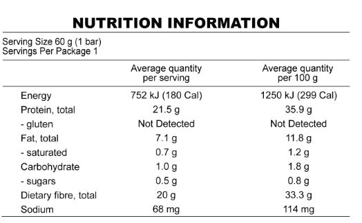 SMART Protein Caramel Honey Macadamia Protein Bar 60g
